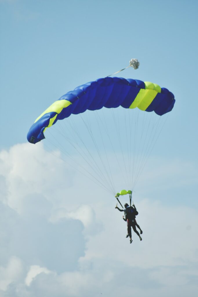 saut en parachute